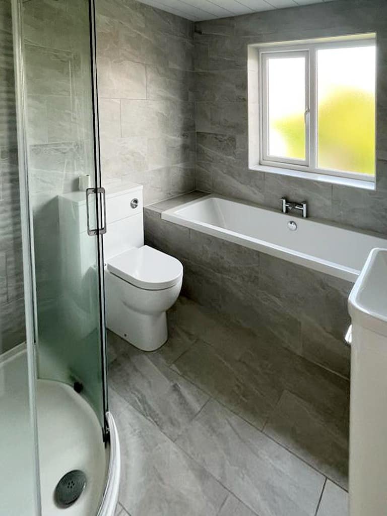 Waterfall Shower Bathroom Bluewater Home Interiors